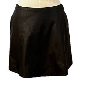 Faux Leather Mini Skirt